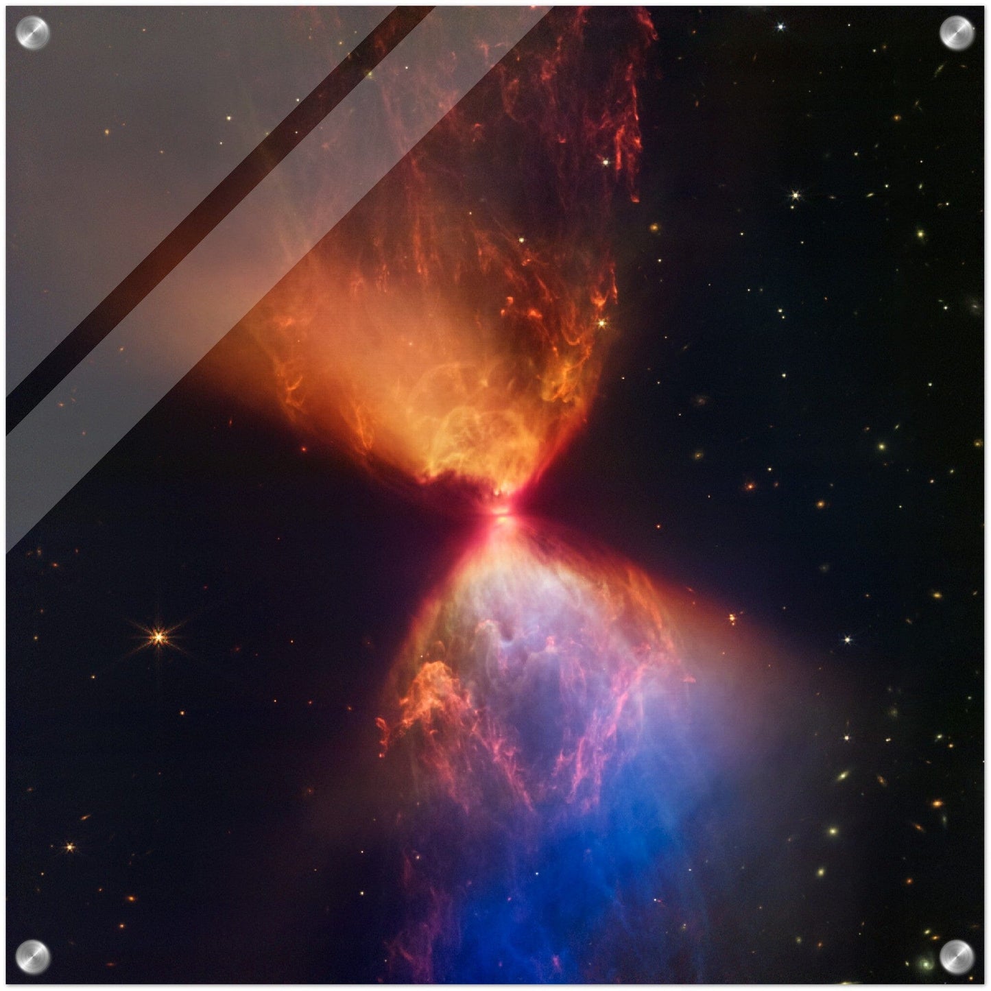 NASA - Poster - Acrylic - 11. L1527 and Protostar (NIRCam Image) - James Webb Space Telescope Acrylic Print TP Aviation Art 50x50 cm / 20x20″ 