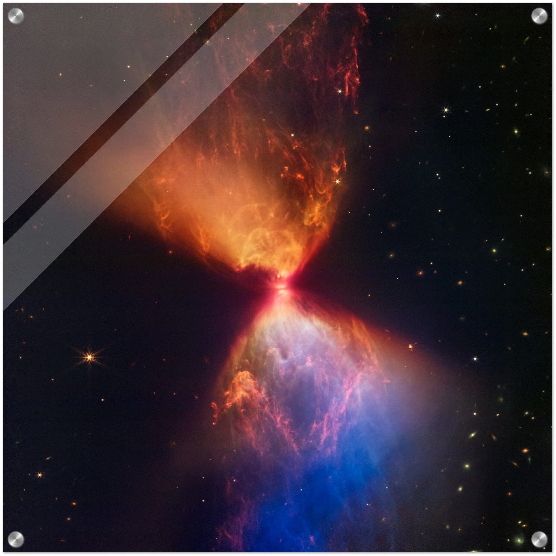 NASA - Poster - Acrylic - 11. L1527 and Protostar (NIRCam Image) - James Webb Space Telescope Acrylic Print TP Aviation Art 60x60 cm / 24x24″ 
