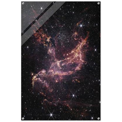 NASA - Poster - Acrylic - 14. NGC 346 (NIRCam Image) - James Webb Space Telescope Acrylic Print TP Aviation Art 60x90 cm / 24x36″ 