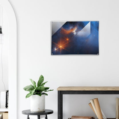 NASA - Poster - Acrylic - 15. Chamaeleon I Molecular Cloud (NIRCam Image) - James Webb Space Telescope Acrylic Print TP Aviation Art 