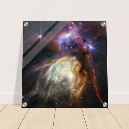 NASA - Poster - Acrylic - 21. Rho Ophiuchi (NIRCam Image) - James Webb Space Telescope Acrylic Print TP Aviation Art 