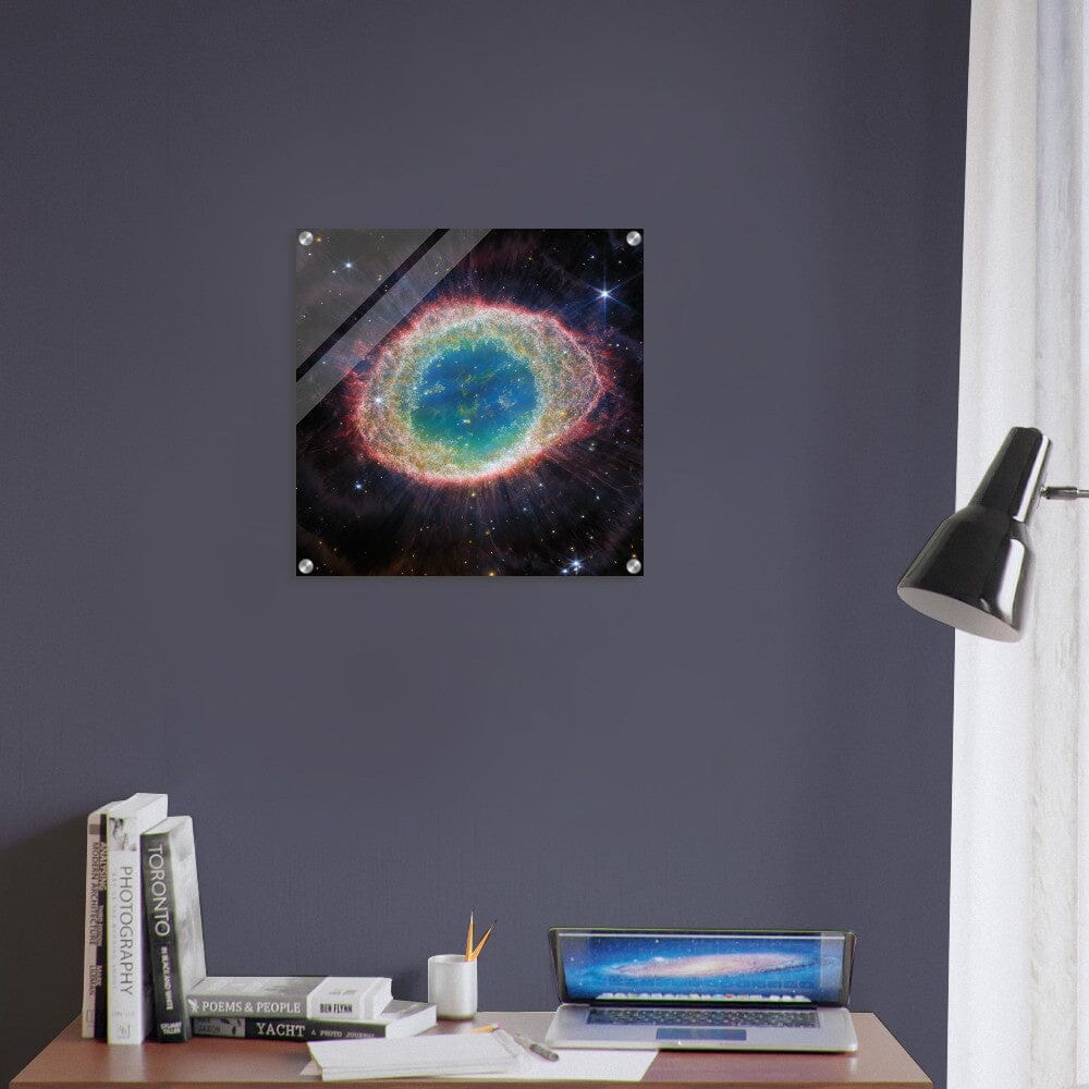 NASA - Poster - Acrylic - 25. Ring Nebula (NIRCam Image) - James Webb Space Telescope Acrylic Print TP Aviation Art 