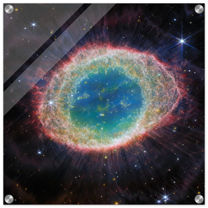NASA - Poster - Acrylic - 25. Ring Nebula (NIRCam Image) - James Webb Space Telescope Acrylic Print TP Aviation Art 