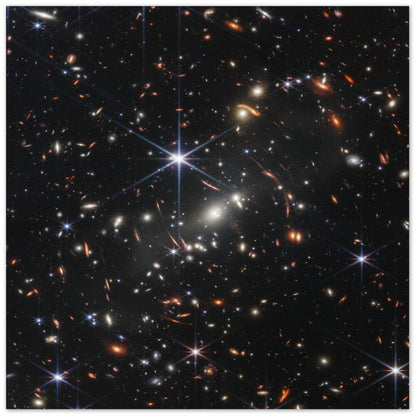 NASA - Poster - Aluminum - 1. Webb's First Deep Field (NIRCam Image) - James Webb Space Telescope Aluminum Print TP Aviation Art 