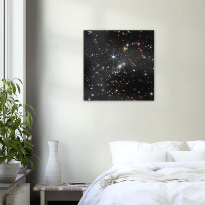 NASA - Poster - Aluminum - 1. Webb's First Deep Field (NIRCam Image) - James Webb Space Telescope Aluminum Print TP Aviation Art 