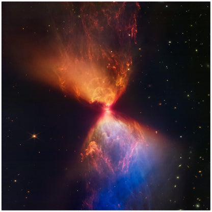 NASA - Poster - Aluminum - 11. L1527 and Protostar (NIRCam Image) - James Webb Space Telescope Aluminum Print TP Aviation Art 60x60 cm / 24x24″ 