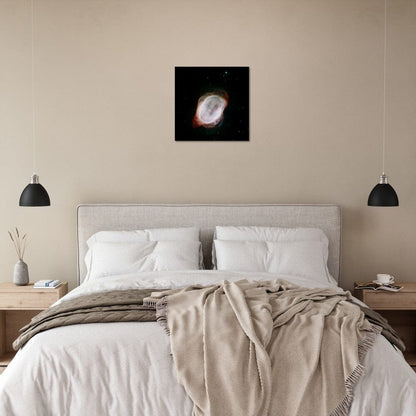 NASA - Poster - Aluminum - 12a. Southern Ring Nebula’s Gas (NIRCam and MIRI Composite Compass Image) - James Webb Space Telescope Aluminum Print TP Aviation Art 