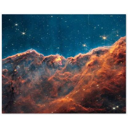 NASA - Poster - Aluminum - 13. Carina Nebula Jets (NIRCam) - James Webb Space Telescope Aluminum Print TP Aviation Art 40x50 cm / 16x20″ 