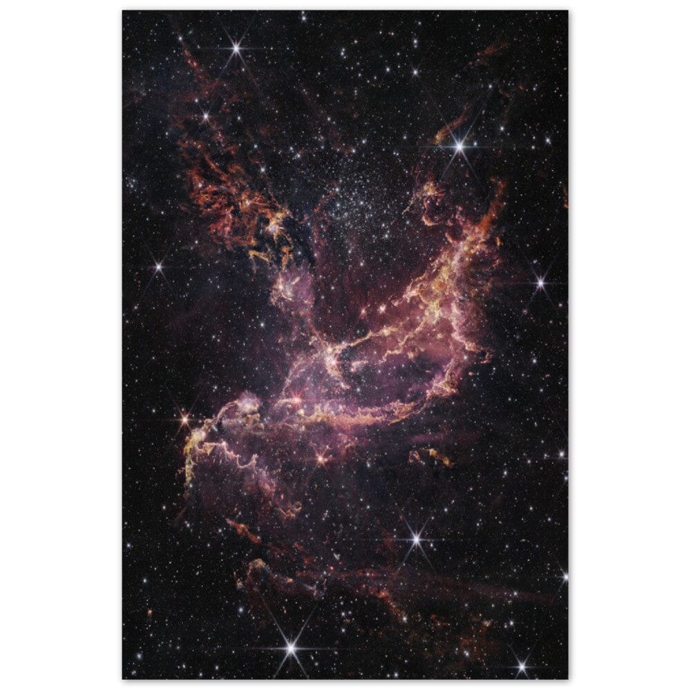 NASA - Poster - Aluminum - 14. NGC 346 (NIRCam Image) - James Webb Space Telescope Aluminum Print TP Aviation Art 