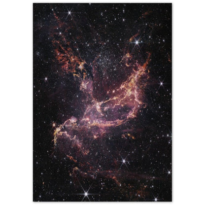 NASA - Poster - Aluminum - 14. NGC 346 (NIRCam Image) - James Webb Space Telescope Aluminum Print TP Aviation Art 70x100 cm / 28x40″ 