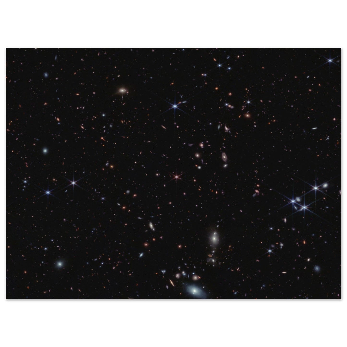 NASA - Poster - Aluminum - 18. Quasar J0100+2802 (NIRCam Image) - James Webb Space Telescope Aluminum Print TP Aviation Art 45x60 cm / 18x24″ 