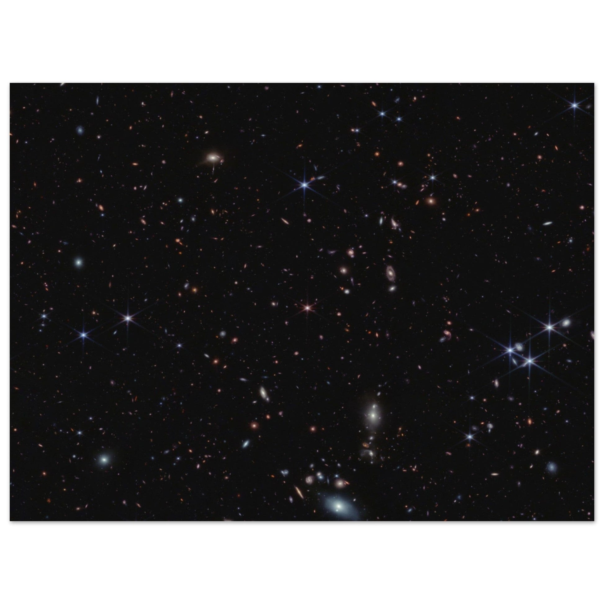 NASA - Poster - Aluminum - 18. Quasar J0100+2802 (NIRCam Image) - James Webb Space Telescope Aluminum Print TP Aviation Art 45x60 cm / 18x24″ 