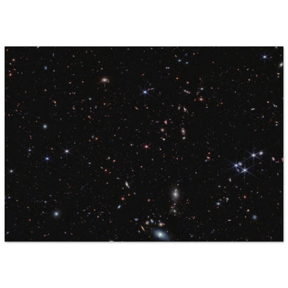 NASA - Poster - Aluminum - 18. Quasar J0100+2802 (NIRCam Image) - James Webb Space Telescope Aluminum Print TP Aviation Art 70x100 cm / 28x40″ 