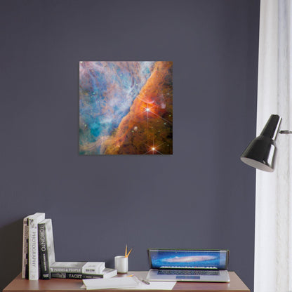 NASA - Poster - Aluminum - 19. Orion Bar (NIRCam Image) - James Webb Space Telescope Aluminum Print TP Aviation Art 