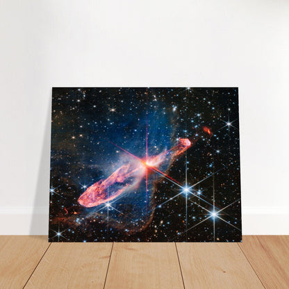 NASA - Poster - Aluminum - 22. Herbig-Haro 46/47 (NIRCam Image) - James Webb Space Telescope Aluminum Print TP Aviation Art 