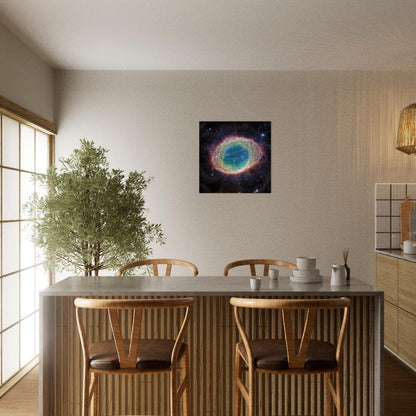 NASA - Poster - Aluminum - 25. Ring Nebula (NIRCam Image) - James Webb Space Telescope Aluminum Print TP Aviation Art 