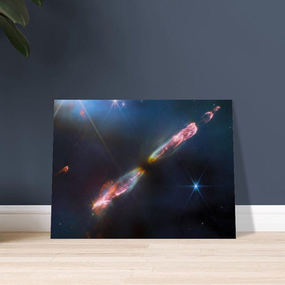 NASA - Poster - Aluminum - 27. HH 211 (NIRCam Image) - James Webb Space Telescope Aluminum Print TP Aviation Art 45x60 cm / 18x24″ 