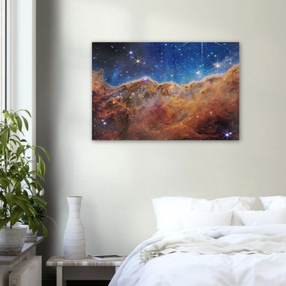 NASA - Poster - Aluminum - 5a. Cosmic Cliffs in the Carina Nebula (NIRCam Image) - James Webb Space Telescope Aluminum Print TP Aviation Art 