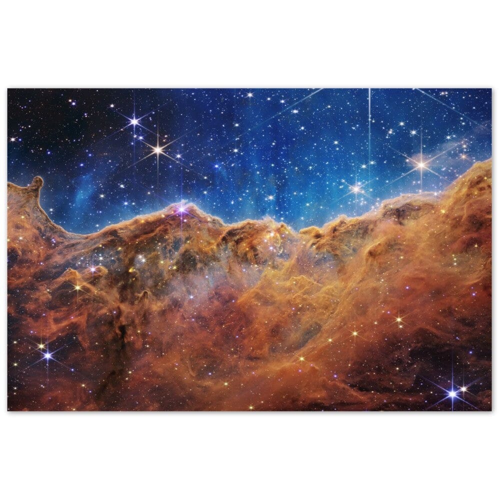 NASA - Poster - Aluminum - 5a. Cosmic Cliffs in the Carina Nebula (NIRCam Image) - James Webb Space Telescope Aluminum Print TP Aviation Art 40x60 cm / 16x24″ 
