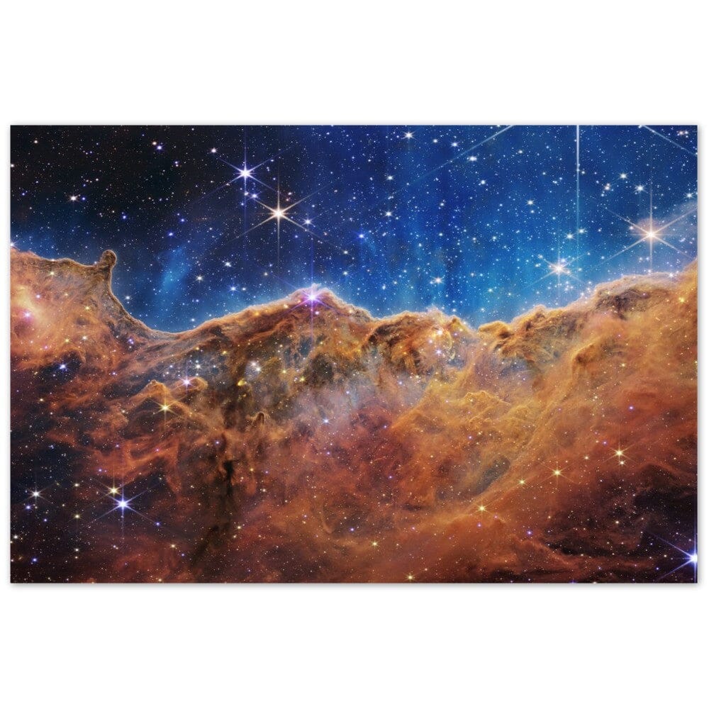 NASA - Poster - Aluminum - 5a. Cosmic Cliffs in the Carina Nebula (NIRCam Image) - James Webb Space Telescope Aluminum Print TP Aviation Art 50x75 cm / 20x30″ 