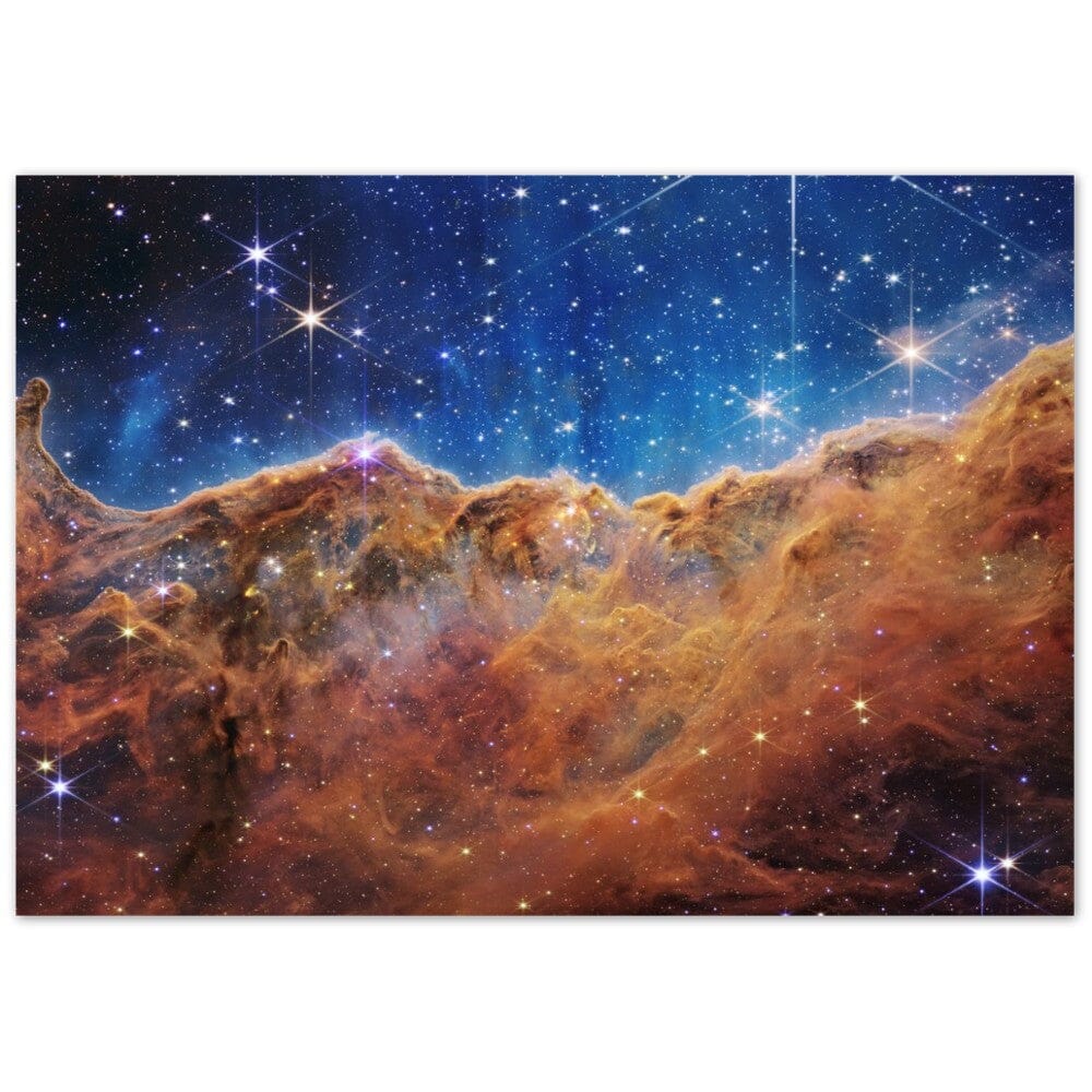 NASA - Poster - Aluminum - 5a. Cosmic Cliffs in the Carina Nebula (NIRCam Image) - James Webb Space Telescope Aluminum Print TP Aviation Art 70x100 cm / 28x40″ 