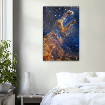 NASA - Poster - Aluminum - 9. Pillars of Creation (NIRCam Image) - James Webb Space Telescope Aluminum Print TP Aviation Art 