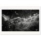 NASA - Poster - Black/White - 5a. Cosmic Cliffs in the Carina Nebula (NIRCam Image) - James Webb Space Telescope Poster Only TP Aviation Art 70x100 cm / 28x40″ 