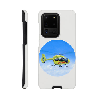 Peter Hoogenberg - Phone Case Tough - Ambulance Helicopter Wadden Islands Phone Case TP Aviation Art Galaxy S20 Ultra 