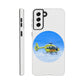 Peter Hoogenberg - Phone Case Tough - Ambulance Helicopter Wadden Islands Phone Case TP Aviation Art Galaxy S21 Plus 