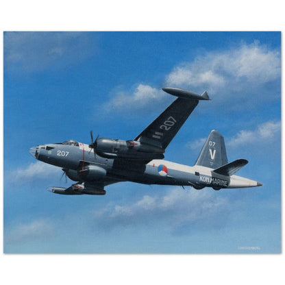 Peter Hoogenberg - Poster - Lockheed SP2H Neptune MLD Poster Only TP Aviation Art 40x50 cm / 16x20″ 
