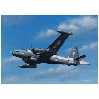 Peter Hoogenberg - Poster - Lockheed SP2H Neptune MLD Poster Only TP Aviation Art 50x70 cm / 20x28″ 