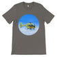 Peter Hoogenberg - T-shirt - Ambulance Helicopter Wadden Islands - Premium Unisex T-shirt TP Aviation Art Asphalt S 