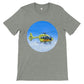 Peter Hoogenberg - T-shirt - Ambulance Helicopter Wadden Islands - Premium Unisex T-shirt TP Aviation Art Athletic Heather S 