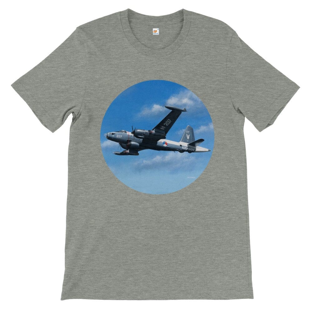 Peter Hoogenberg - T-shirt - Lockheed SP2H Neptune MLD - Premium Unisex T-shirt TP Aviation Art 