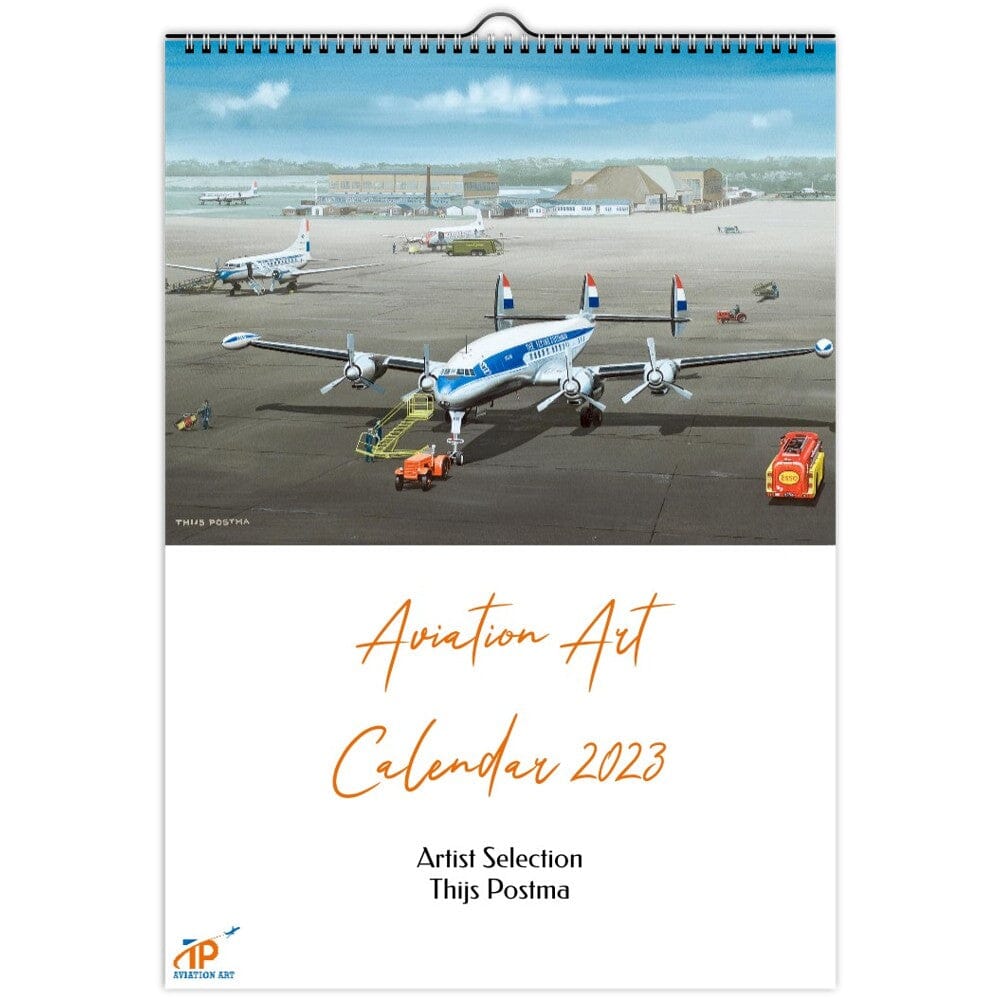 Thijs Postma - Aviation Art Calendar 2023 - Artist Selection Calendar TP Aviation Art 