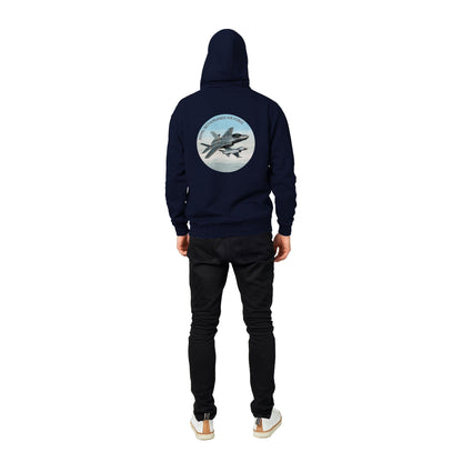 Thijs Postma - Hoodie - F-35 JSF Next To F-16 - Premium Unisex Pullover Hoodie TP Aviation Art 