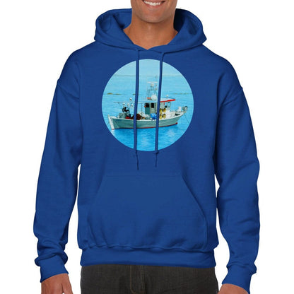 Thijs Postma - Hoodie - Fisherman's Boat Greece - Classic Unisex Pullover Hoodie TP Aviation Art Royal S 