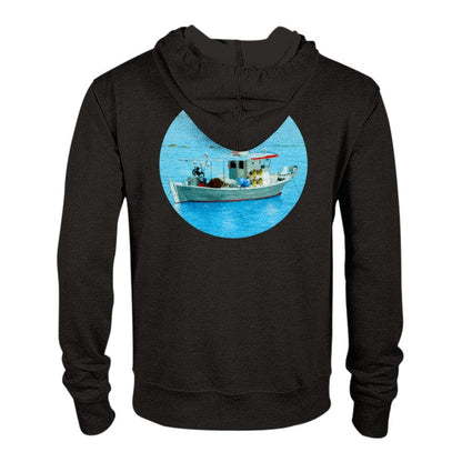 Thijs Postma - Hoodie - Fisherman's Boat Greece - Classic Unisex Zip Hoodie TP Aviation Art Black S 