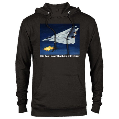 Thijs Postma - Hoodie - Grumman F-14 Tomcat Downing A MiG-23 - Premium Unisex Pullover Hoodie TP Aviation Art Black XS 