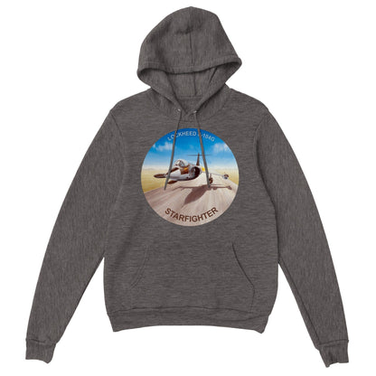 Thijs Postma - Hoodie - Lockheed F-104G KLu D-8332 On The Deck - Premium Unisex Pullover Hoodie TP Aviation Art Charcoal Heather XS 