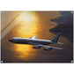 Thijs Postma - Poster - Acrylic - Boeing 707 Against The Sun Acrylic Print TP Aviation Art 