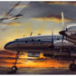 Thijs Postma - Poster - Acrylic - Lockheed L-749 NEI Sunset Acrylic Print TP Aviation Art 45x60 cm / 18x24″ 