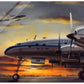 Thijs Postma - Poster - Acrylic - Lockheed L-749 NEI Sunset Acrylic Print TP Aviation Art 50x70 cm / 20x28″ 