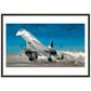 Thijs Postma - Poster - Aerospatiale-BAe Concorde Taking Off - Metal Frame Poster - Metal Frame TP Aviation Art 50x70 cm / 20x28″ Black 