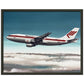 Thijs Postma - Poster - Airbus A310 Martinair - Metal Frame Poster - Metal Frame TP Aviation Art 40x50 cm / 16x20″ Black 