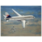 Thijs Postma - Poster - Airbus A319 Croatia Airlines Poster Only TP Aviation Art 45x60 cm / 18x24″ 