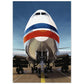 Thijs Postma - Poster - Aluminum - Boeing 747 Jumbo Jet Landing Aluminum Print TP Aviation Art 50x70 cm / 20x28″ 
