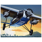 Thijs Postma - Poster - Aluminum - Fokker F.XVIII Pelikaan Flying To Batavia Aluminum Print TP Aviation Art 40x50 cm / 16x20″ 