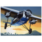 Thijs Postma - Poster - Aluminum - Fokker F.XVIII Pelikaan Flying To Batavia Aluminum Print TP Aviation Art 50x70 cm / 20x28″ 