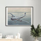 Thijs Postma - Poster - Boeing 377 Stratocruiser In The Far East - Metal Frame Poster - Metal Frame TP Aviation Art 